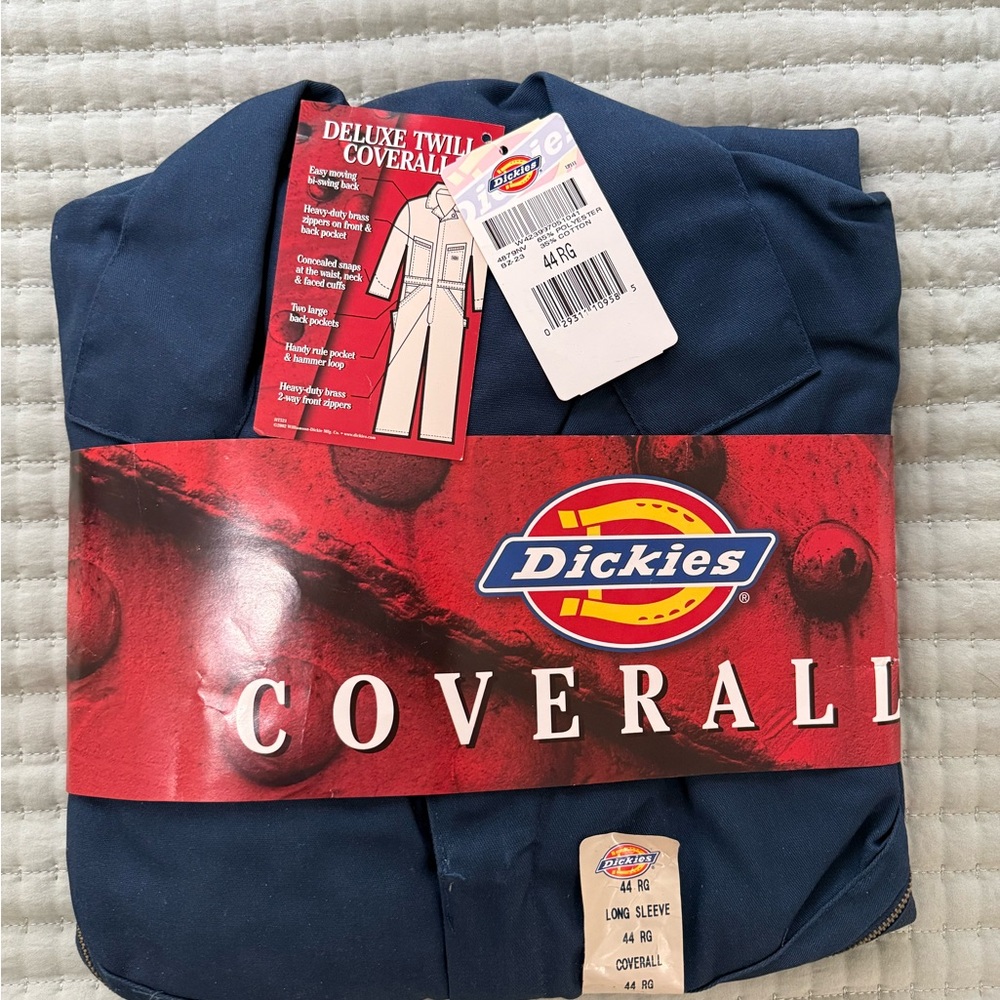 Deluxe Twill Coveralls Long Sleeved Dickies- size 44RG